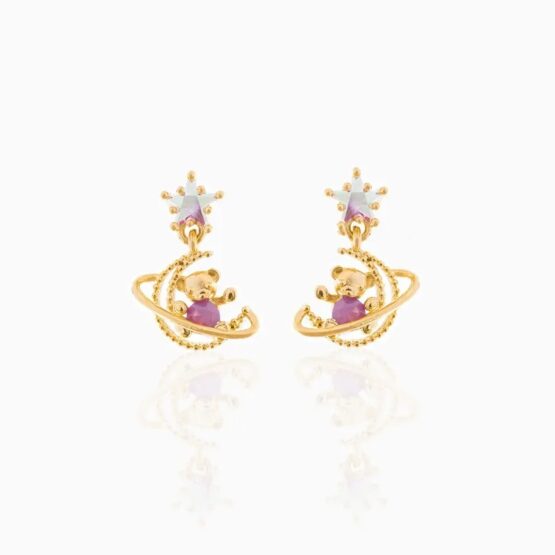 Retro-Bear-Gold-Plated-Copper-Earrings-Wholesale-Nihaojewelry-555x555-min