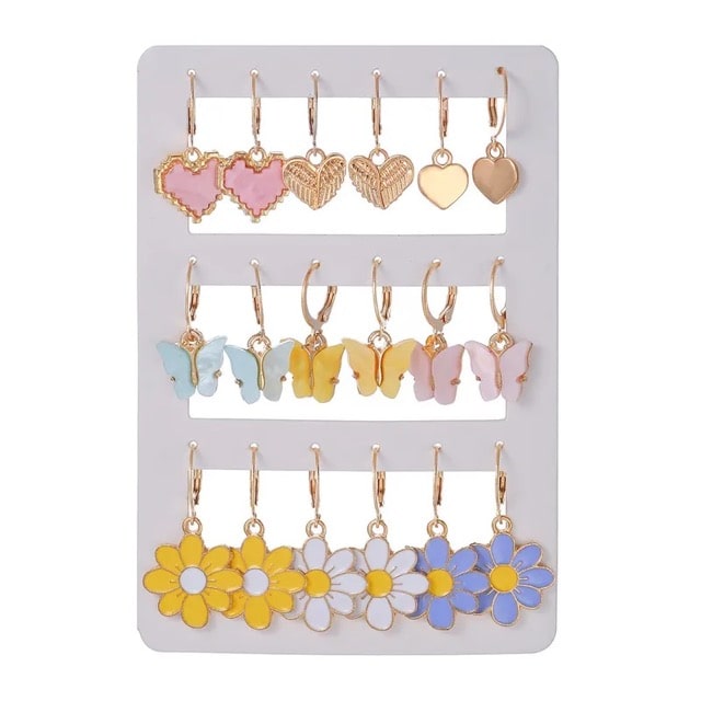 1-Set-Cartoon-Style-Heart-Shape-Enamel-Alloy-Drop-Earrings (1) Medium-min